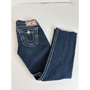 True Religion Women’s Jeans Size 27 Becky Super T Skinny Blue Denim Y2K USA